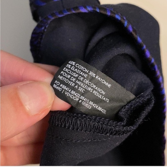 Club Monaco Navy Blue Drop Waist Mini Skirt size 00 - Picture 7 of 8